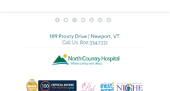 Desktop Screenshot of northcountryhospital.org